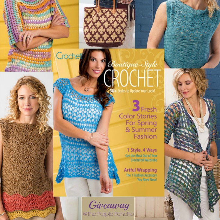 BoutiqueStyle Crochet Review and Giveaway! The Purple Poncho