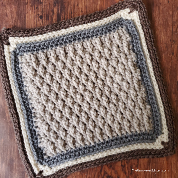 Alpine Peaks Square - Free Crochet Pattern - The Purple Poncho